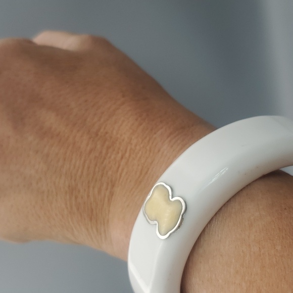 White Paste Bangle Inspired in Tous - Picture 3 of 5